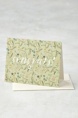 Women's Congrats Card - Green