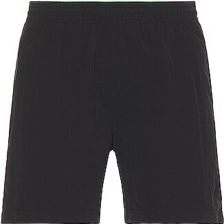 Long Boxer Swim Shorts in Black