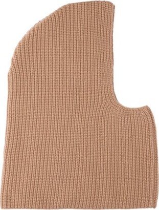 Ribbed Knitted Balaclava-AB