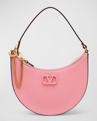 VLOGO Mini Leather Hobo Shoulder Bag