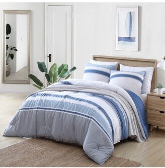 Trimmer 3Pc Indigo Comforter Set