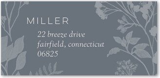 Wedding Address Labels: Graceful Corners Address Label, Grey, Address Label, Matte