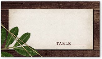 Wedding Place Cards: Ingrained Love Wedding Place Card, Brown, Placecard, Matte, Signature Smooth Cardstock