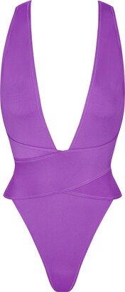 Signature Swim Plunge Monokini | Violet