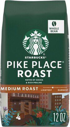 Medium Roast Whole Bean Coffee — Pike Place Roast — 100% Arabica — 1 bag (12 oz.)