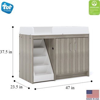 Tot Mate TM8534A.S2222 Maple Laminate Toddler Walkup Changing Table - 47