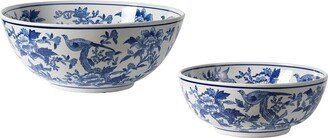 Set Of 2 Decorative Ceramic Bowls