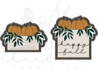 Pumpkin Plaque With Greenery Cookie Cutter