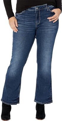 Plus Size Suki Mid-Rise Bootcut Jeans W93719EOE391 (Medium Indigo Wash) Women's Jeans