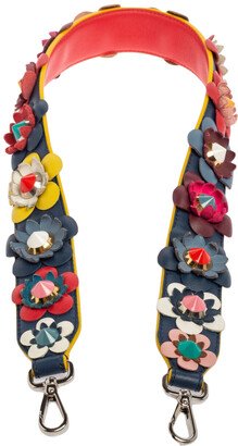 Multicolor Leather Flowerland Strap You Shoulder Bag Strap