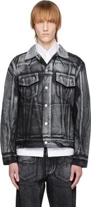 Black 4G Denim Jacket