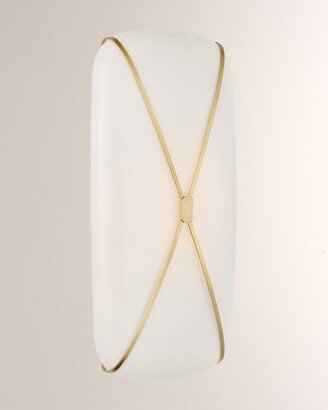 Visual Comfort Signature Fondant 24 Linear Bath Sconce in Soft Brass