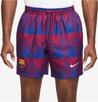 Men's Red Barcelona Hi Flow Shorts