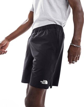 logo shorts in black