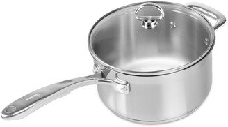 Induction 21 Steel 3.5-Qt. Saucepan with Glass Lid