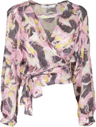 Freddi Long-Sleeved Cropped Blouse