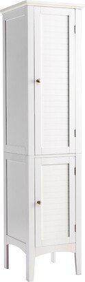 Freestanding Bathroom Storage Cabinet Linen Tower Kitchen Living Room