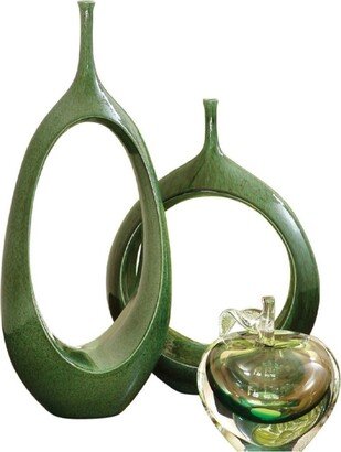 Open Oval Ring Vase Medium