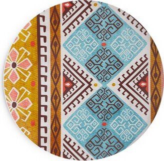 Salad Plates: Grand Bazaar - Coral Spice Salad Plate, Multicolor