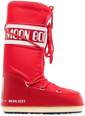 Icon logo snow boots