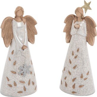 Gallerie II Terra Cotta Angel Med A/2 - Set of 2