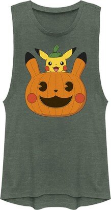 Pokemon Pumpkin Pika Women's Tank Top