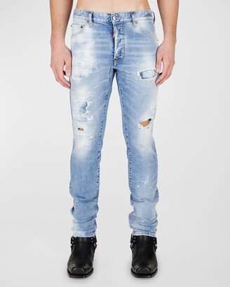 Men's Cool Guy Distressed Slim Jeans