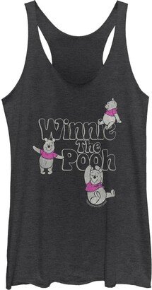 Pooh Soft Pop Winnie Women's Racerback Tank Top