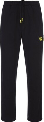 Black Track Pants With Logo