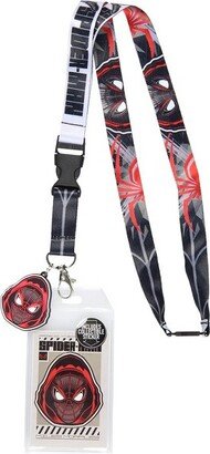 Seven Times Six Marvel Spider-Man Miles Morales ID Lanyard Badge Holder With Rubber Charm Multicoloured