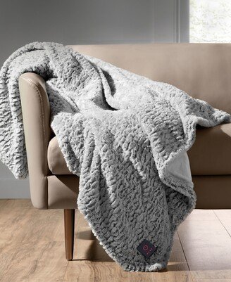 Faux Fur Heated Throw, 50 x 60