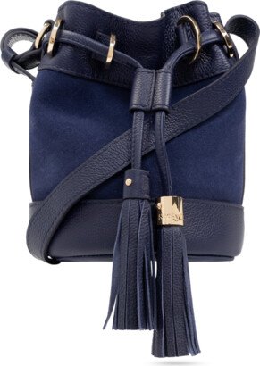 ‘Vicki Small’ Bucket Shoulder Bag Navy - Blue