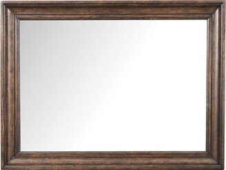 Holman Distressed Antique Brown Landscape Mirror