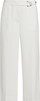 The Della Cropped Crepe Pants