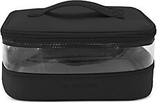 Clear Train Small Zippered Cosmetic Bag