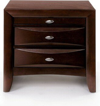 Ireland I Storage Nightstand Espresso Finish