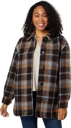 Belrose Shirt-Jacket in Cassel Plaid (Devon Plaid Forage) Women's Jacket