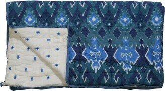 Timbergirl cotton hand printed tribal quilt with 2 shams