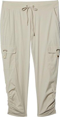 Poplin Fenton Crop (Cremini) Women's Casual Pants