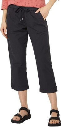 Ripstop Pull-On Capri Pants (Black) Women's Casual Pants