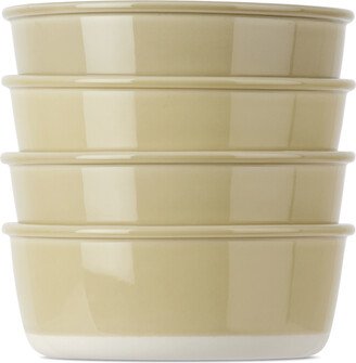 Jars Céramistes Yellow Cantine Fruit Cup Set, 4 pcs