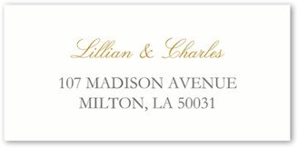 Wedding Address Labels: Mild Modern Address Label, Beige, Address Label, Matte