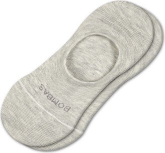 Women's Lightweight No Show Socks - Grey - Medium - Cotton