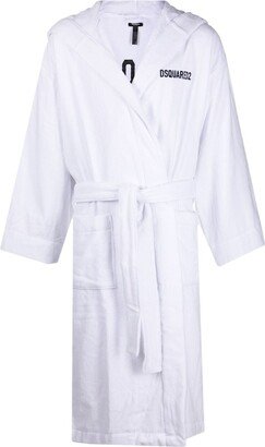 Logo Embroidered Bath Robe-AA