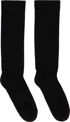 Black 'Urinal' Socks-AA