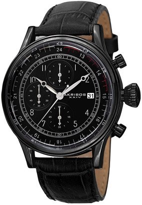 Men's Leather Watch-AB