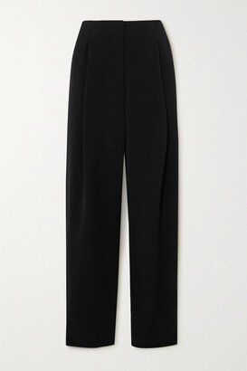 Wool Tapered Pants - Black