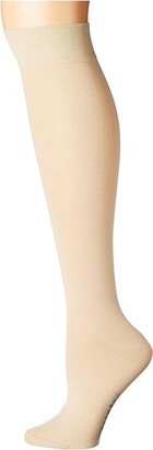 Cotton Touch Knee High (Cream) Women's Knee High Socks Shoes