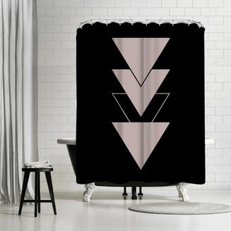 71 x 74 Shower Curtain, Geometric Art 10 by Pop Monica