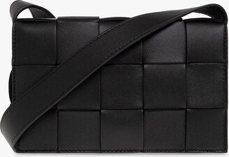 ‘Cassette Small’ Shoulder Bag - Black-AA